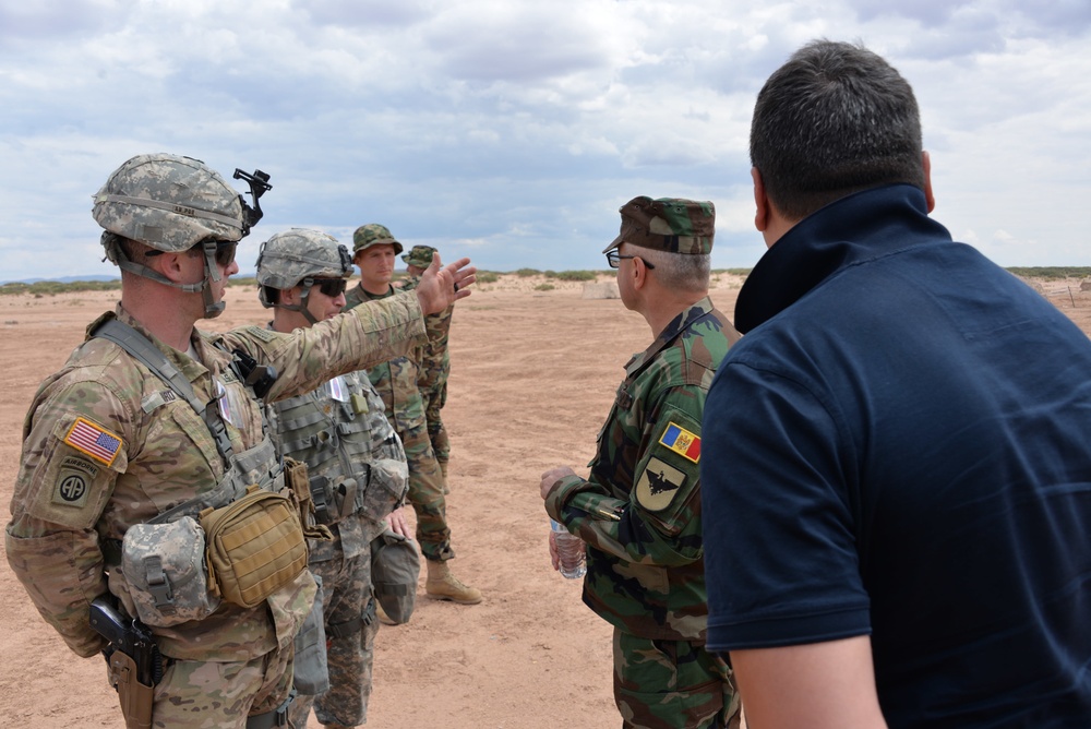 Moldovan and National Guard Soldiers Become One Team in the Desert Environment of Fort Bliss