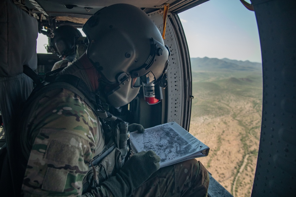 Operation Guardian Support Brings UH-60 Aerial Support