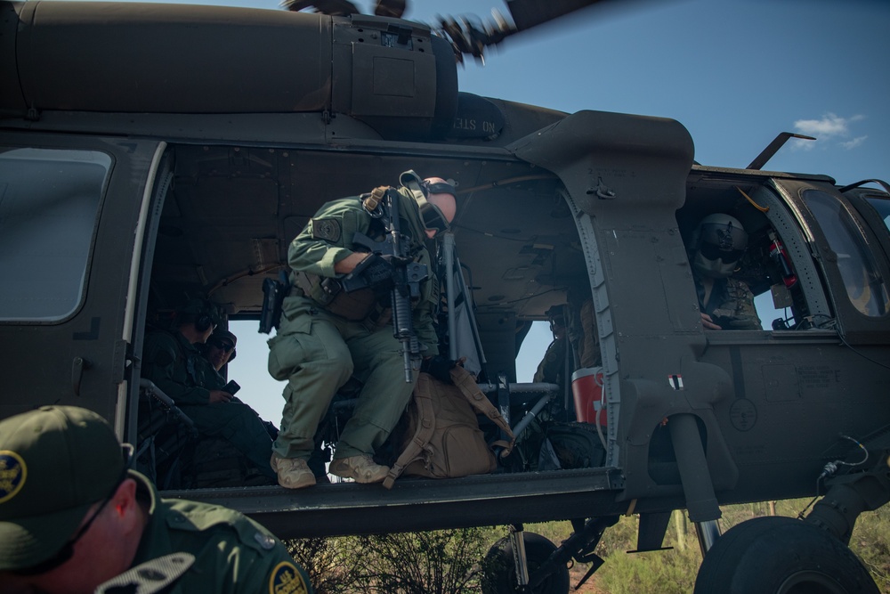 Operation Guardian Support Brings UH-60 Aerial Support