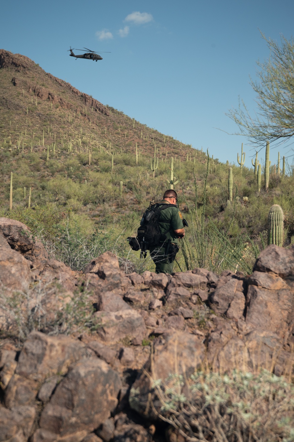 Operation Guardian Support Brings UH-60 Aerial Support