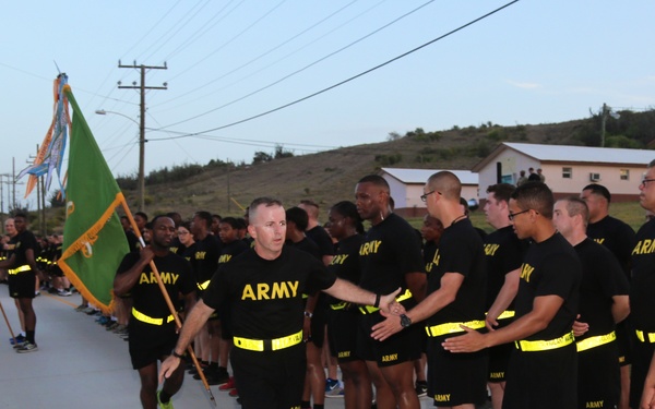 JDG Commander bids farewell to Troopers during Fun Run