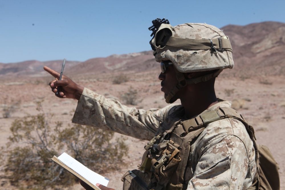 3/6 Marines conduct mortar range at ITX 5-18