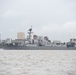 USS Momsen (DDG 92) arrives at the Port of Anchorage for the Arctic Maritime Symposium