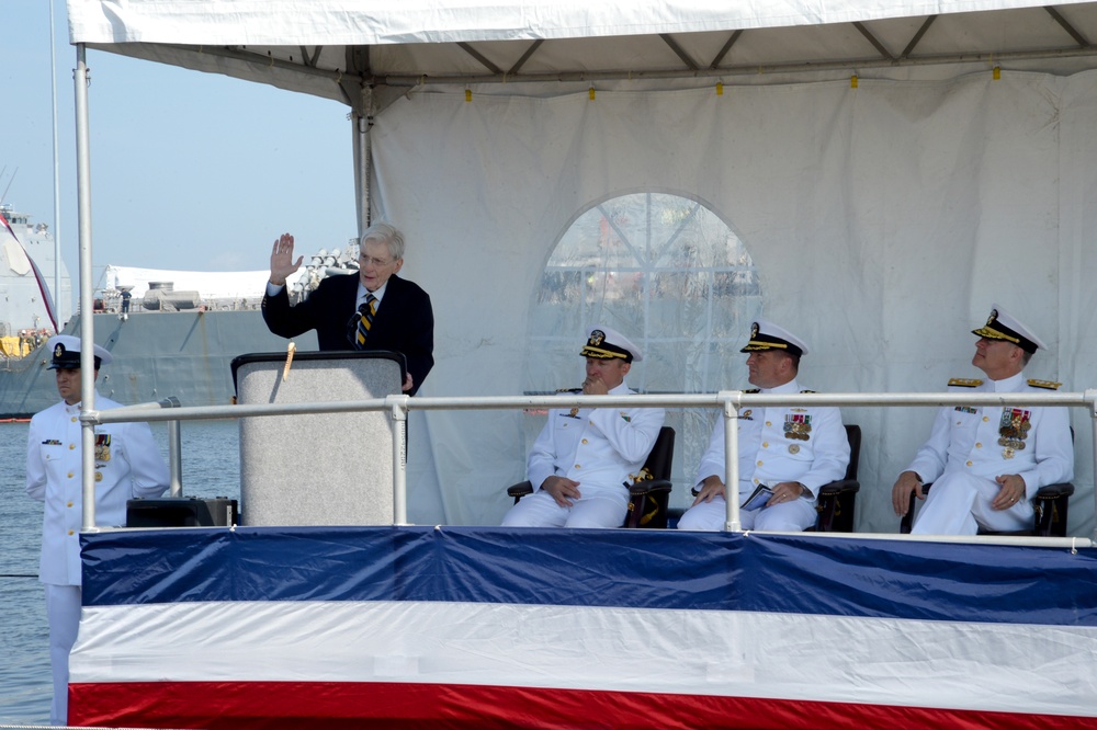 USS John Warner (SSN 785) Change of Command