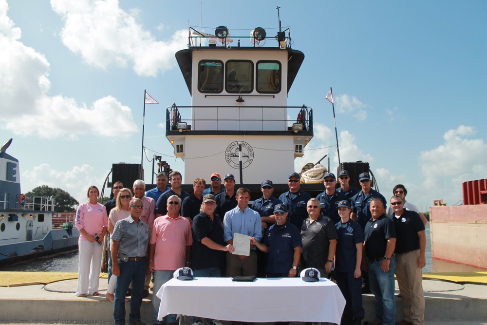 Coast Guard issues first towing vessel certificate for Lake Charles, La.