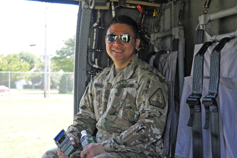 NJ National Guard Soldiers treated to helo flight