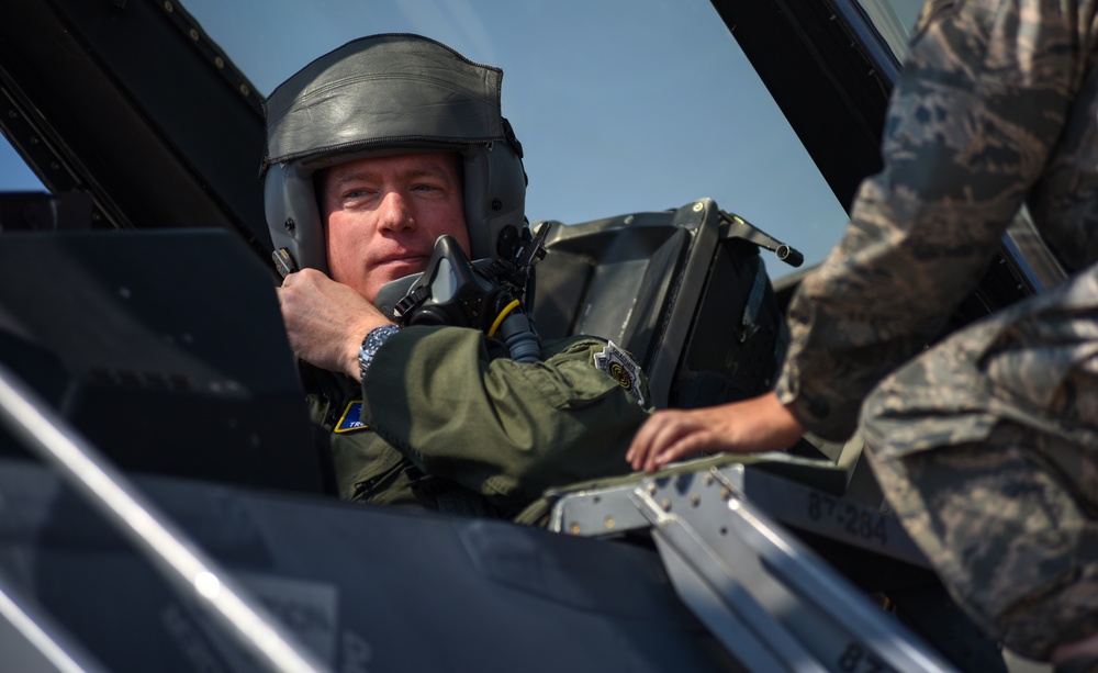 460th Space Wing commander joins 140th Wing in flight