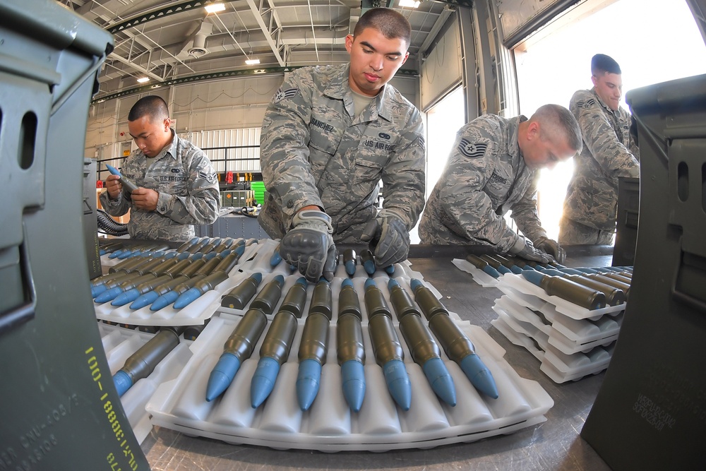 388th Fighter Wing F-35A Cannon AMMO bulk loader