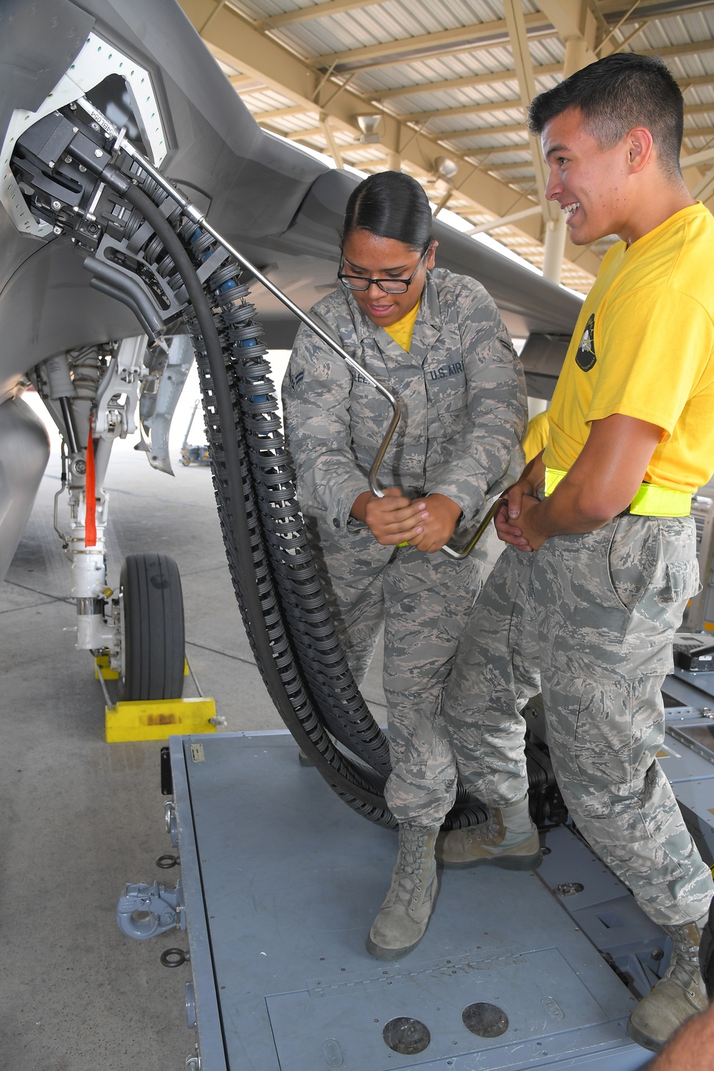 388th Fighter Wing First Cannon Ammo load F-35A