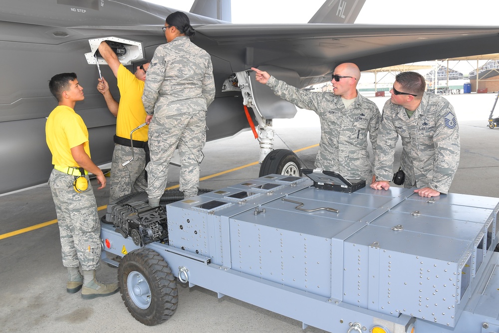388th Fighter Wing First Cannon Ammo load F-35A