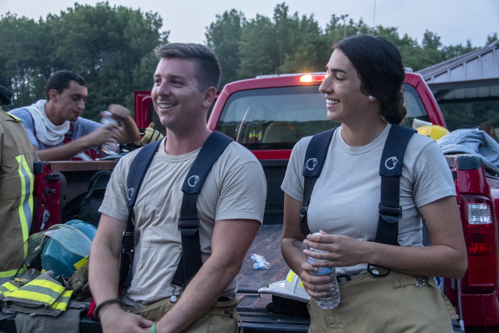 Passion drives only female firefighter supporting Northern Strike 18 at Alpena CRTC