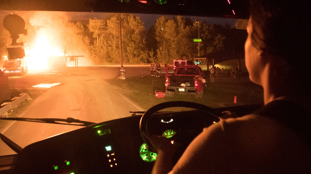 Passion drives only female firefighter supporting Northern Strike 18 at Alpena CRTC