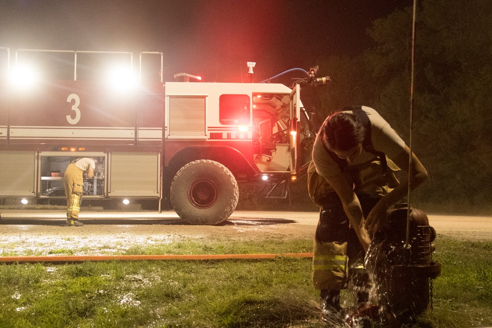 Passion drives only female firefighter supporting Northern Strike 18 at Alpena CRTC
