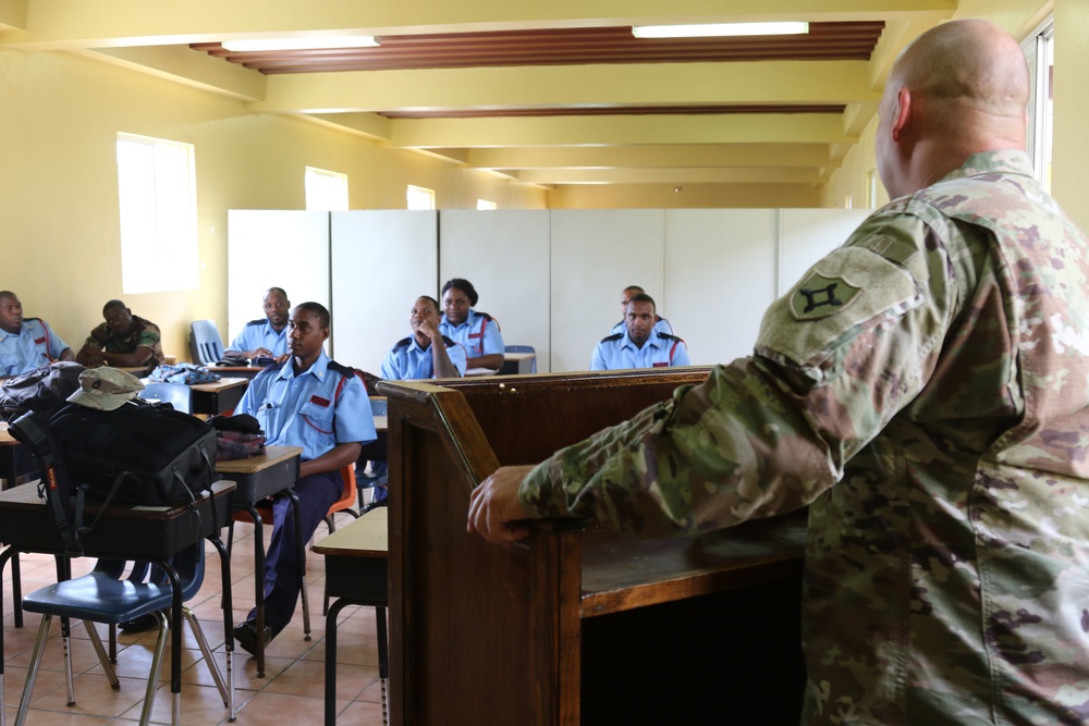 CERFP instructs the St. Kitts and Nevis Fire Rescue Services on SAR
