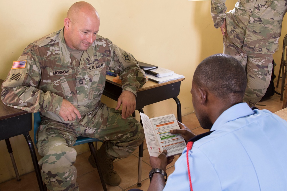 CERFP instructs the St. Kitts and Nevis Fire Rescue Services on SAR