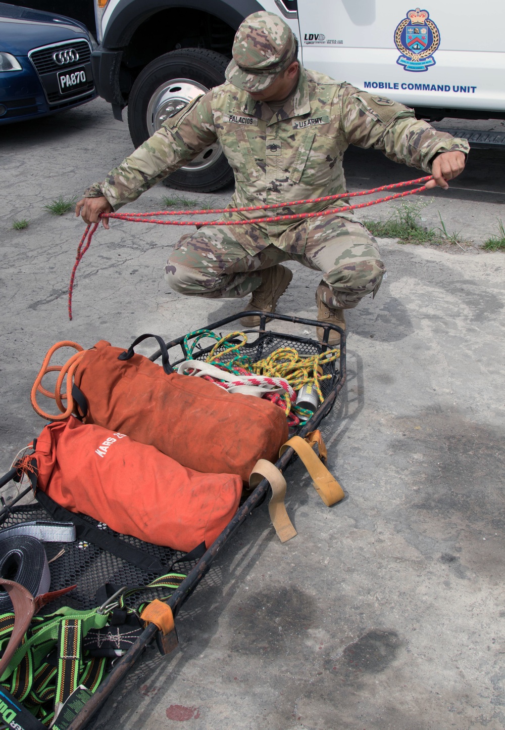 CERFP instructs the St. Kitts and Nevis Fire Rescue Services on SAR