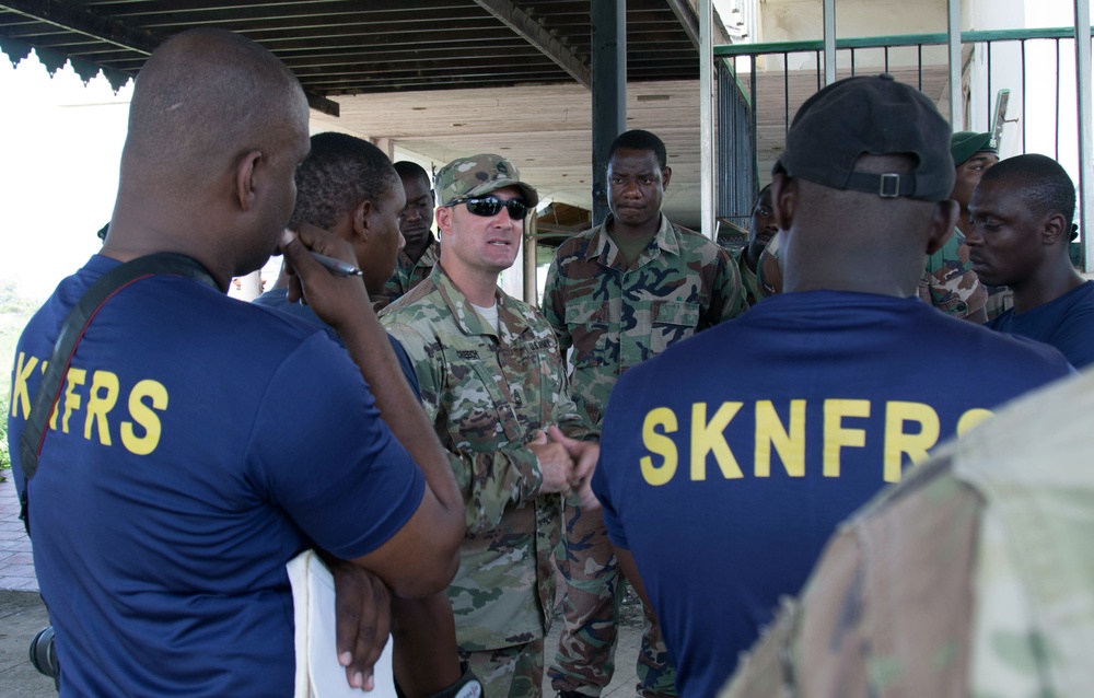 CERFP conducts SAR simulations with the St. Kitts and Nevis Fire Rescue Services