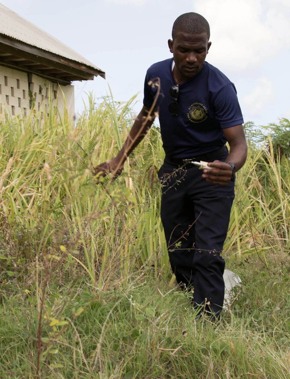 CERFP conducts SAR simulations with the St. Kitts and Nevis Fire Rescue Services