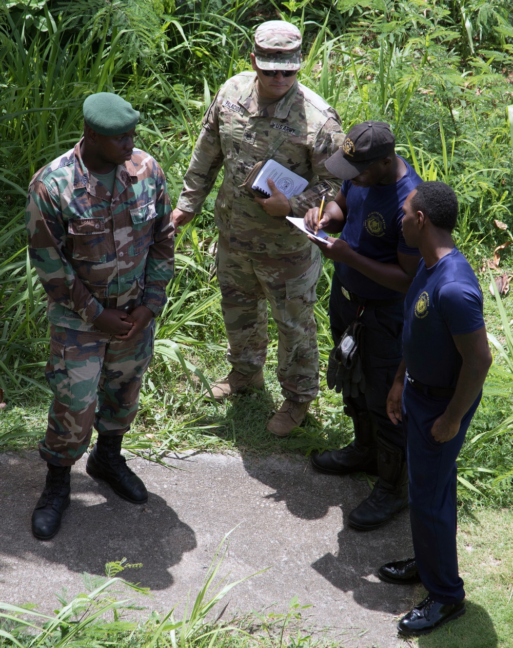 CERFP conducts SAR simulations with the St. Kitts and Nevis Fire Rescue Services