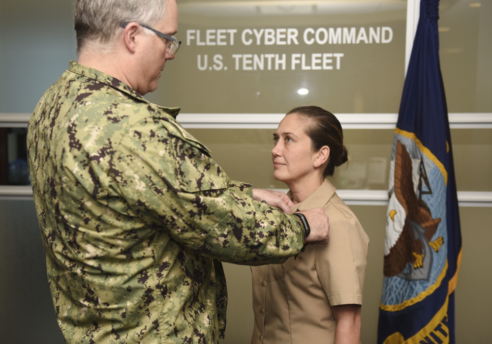 Fleet Cyber Command Officer is First JAG to Earn IWO Pin
