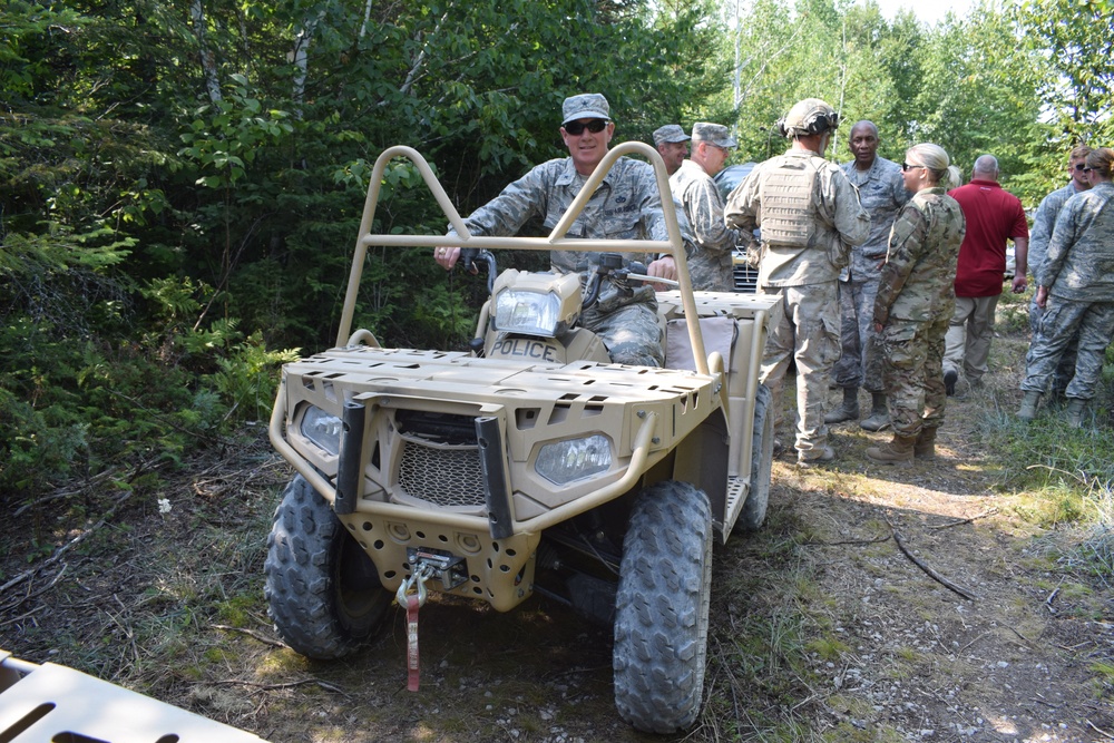 National Guard Bureau director of logistics and installations visits Northern Strike 18