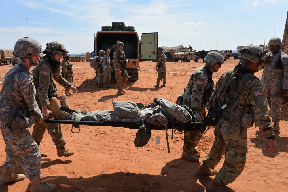 Combat Medics Conduct Life-like Combat Casualty Care During Operation Hickory Sting