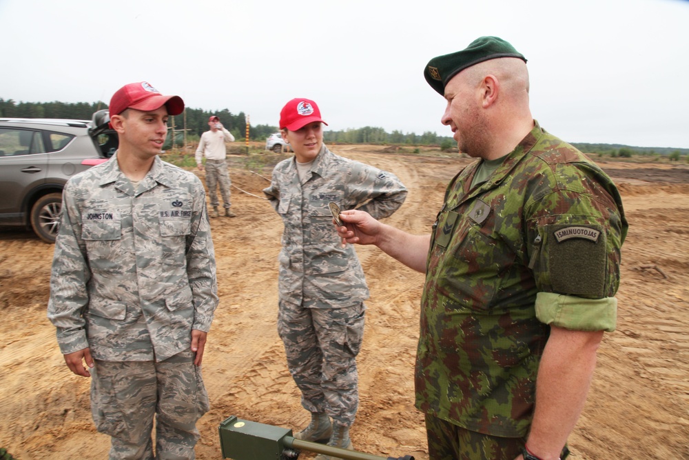 201st Deploy for Training to construct an air to ground range to be used by NATO and Lithuanian Forces.