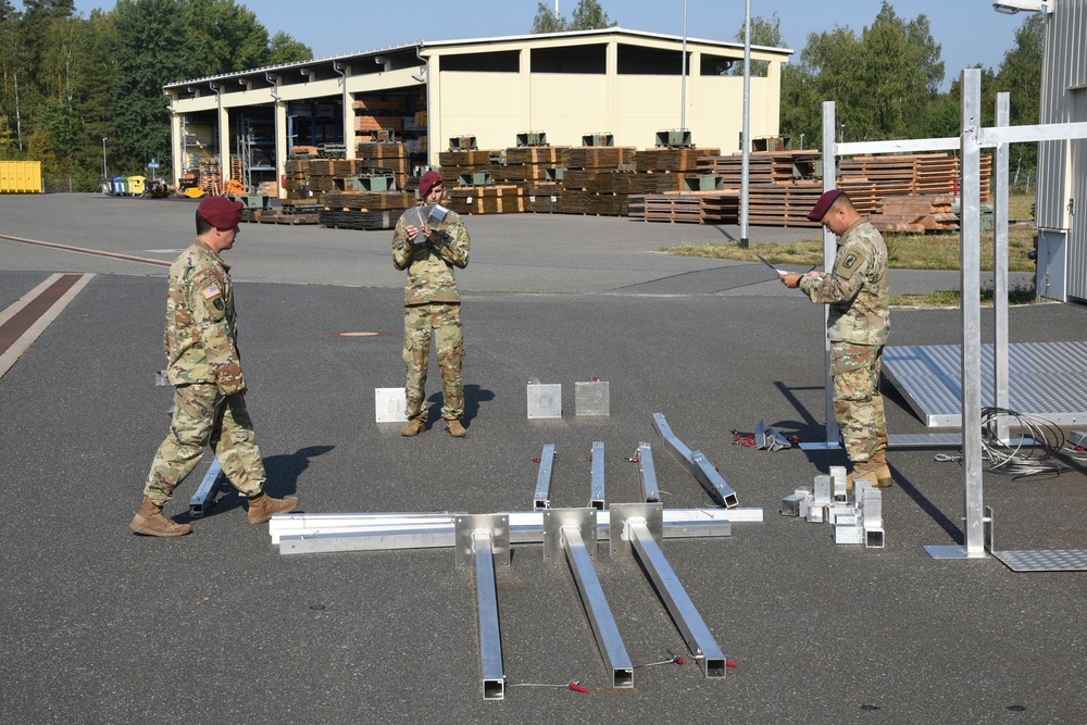 TAPC builds a deployable aircraft mock door (DAMD) training aid