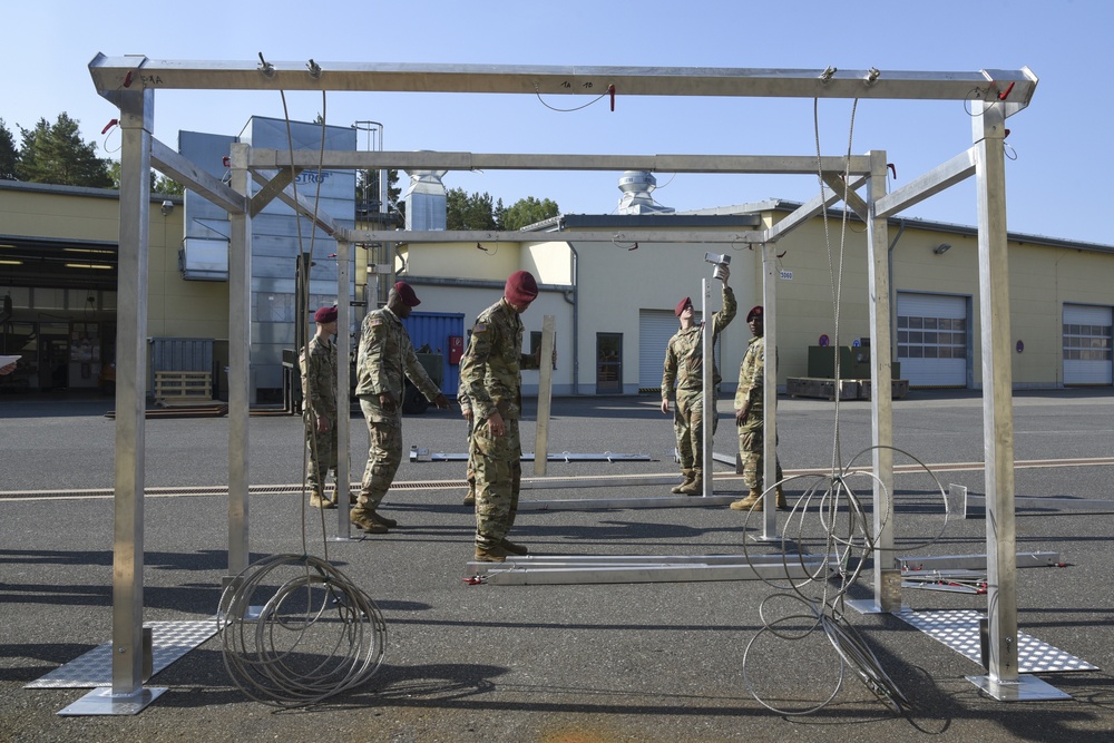 TAPC builds a deployable aircraft mock door (DAMD) training aid