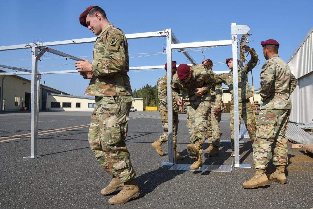 TAPC builds a deployable aircraft mock door (DAMD) training aid