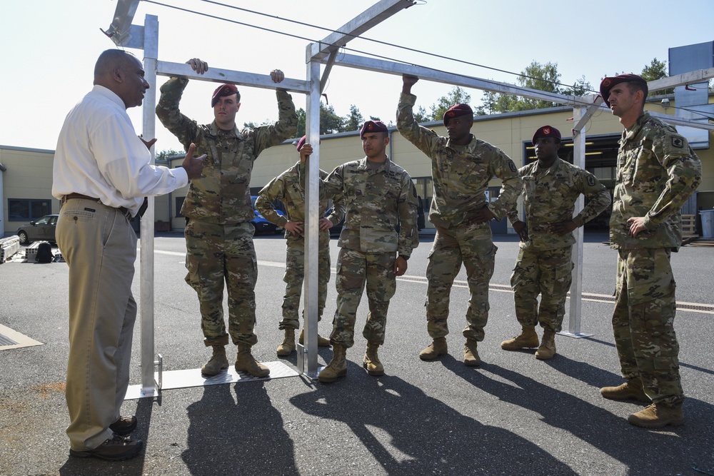 TAPC builds a deployable aircraft mock door (DAMD) training aid