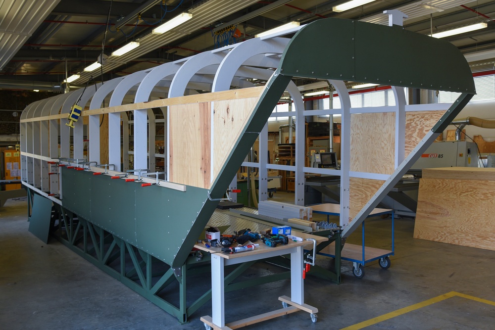 TAPC builds a CH-47 Chinook full size mock up training aid