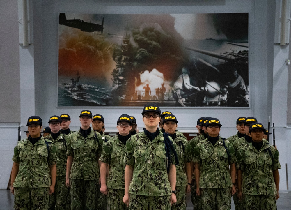 Pass-in-review graduation rehearsal Pass-in-review graduation rehearsal