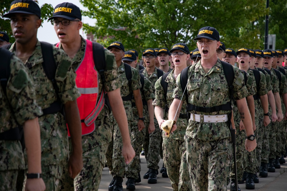 Pass-in-review graduation rehearsal Pass-in-review graduation rehearsal