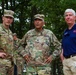 Gov. Snyder and MG Vadnais give SMA Dailey a tour of Camp Grayling