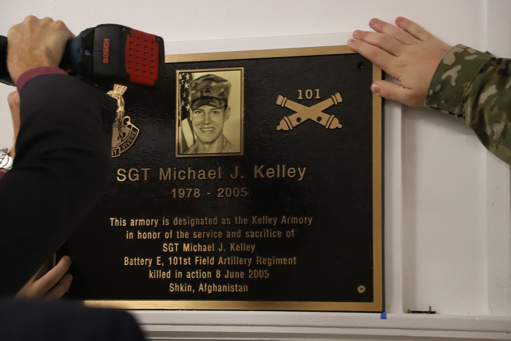 Remodeled National Guard armory named for fallen soldier