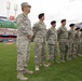 Cincinnati Reds baseball team recognize military service