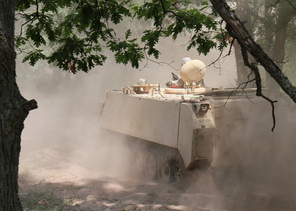 Soldiers Drive M113 APC