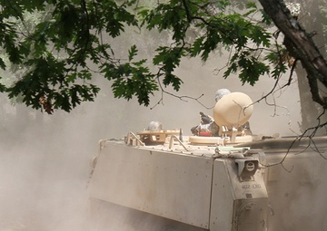 Soldiers Drive M113 APC