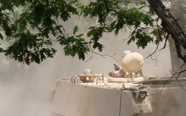 Soldiers Drive M113 APC
