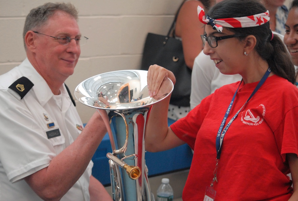 42nd Infantry Division band performs