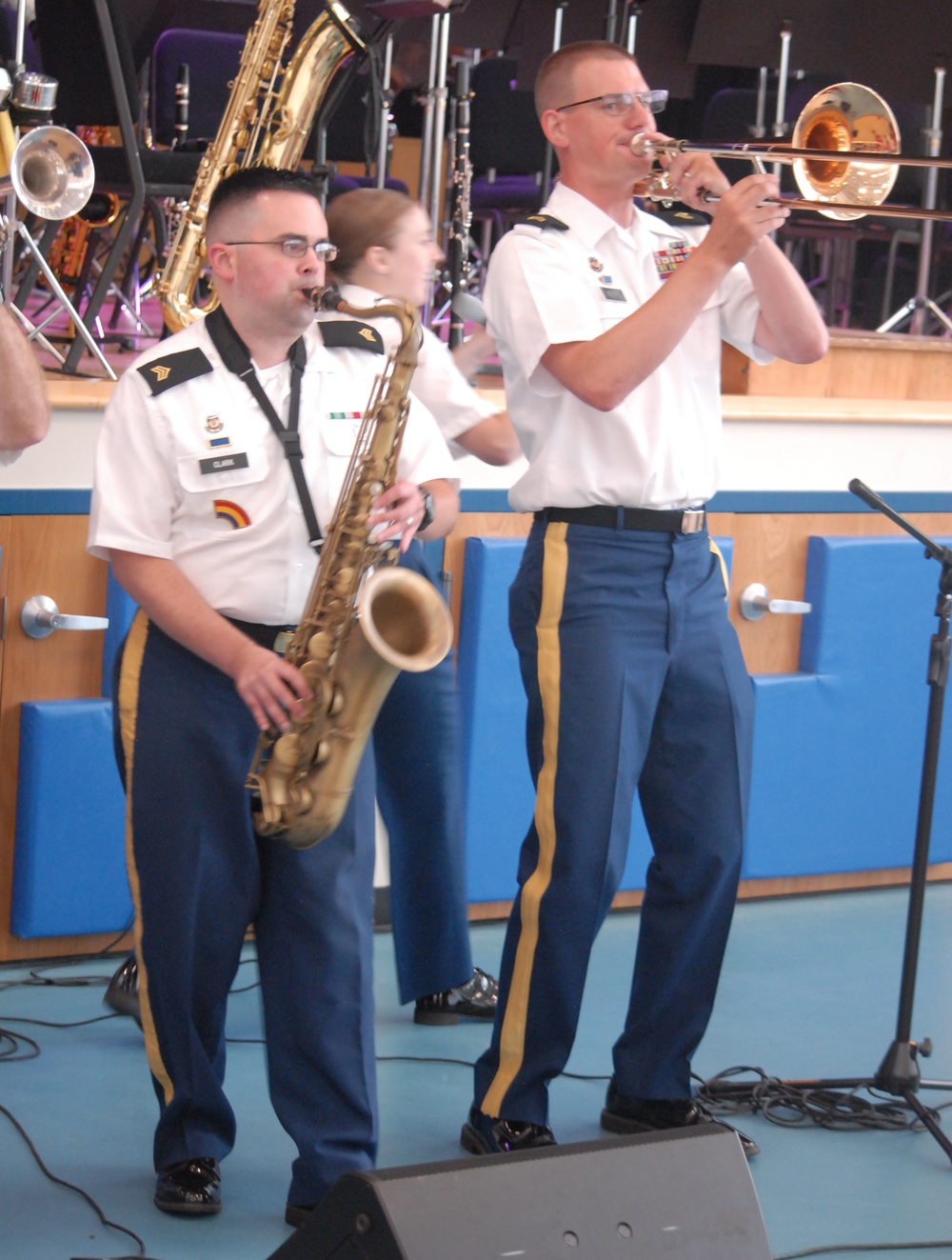 42nd Infantry Division band performs