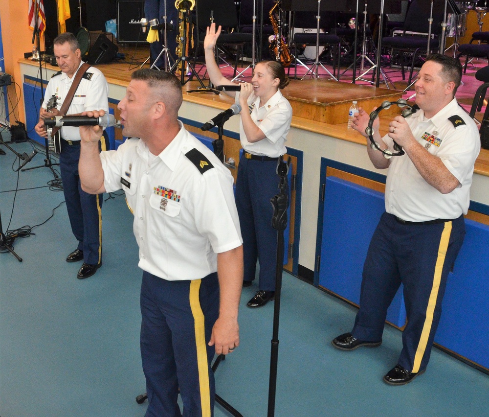 42nd Infantry Division band performs