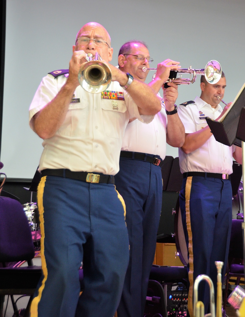 42nd Infantry Division band performs