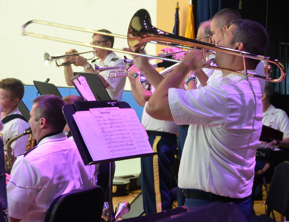 42nd Infantry Division band performs