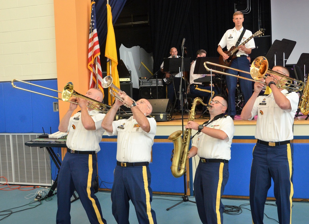 42nd Infantry Division band performs