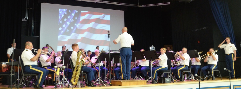 42nd Infantry Division band performs