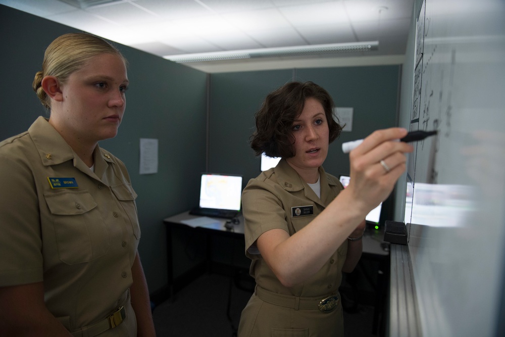 NROTC Midshipmen Compete for Shiphandler of the Year at SWOS