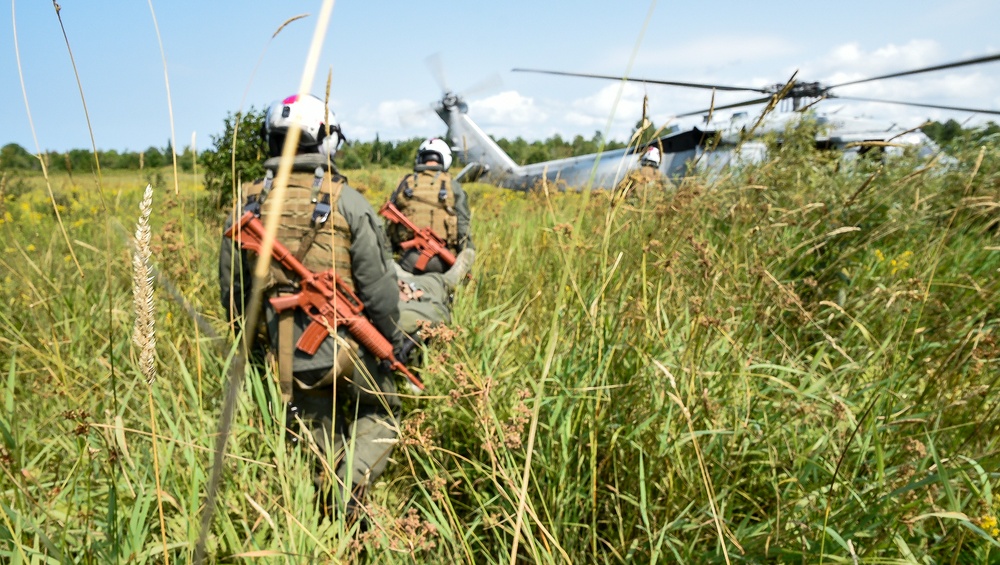 Combat Search and Rescue mission at Northern Strike 18