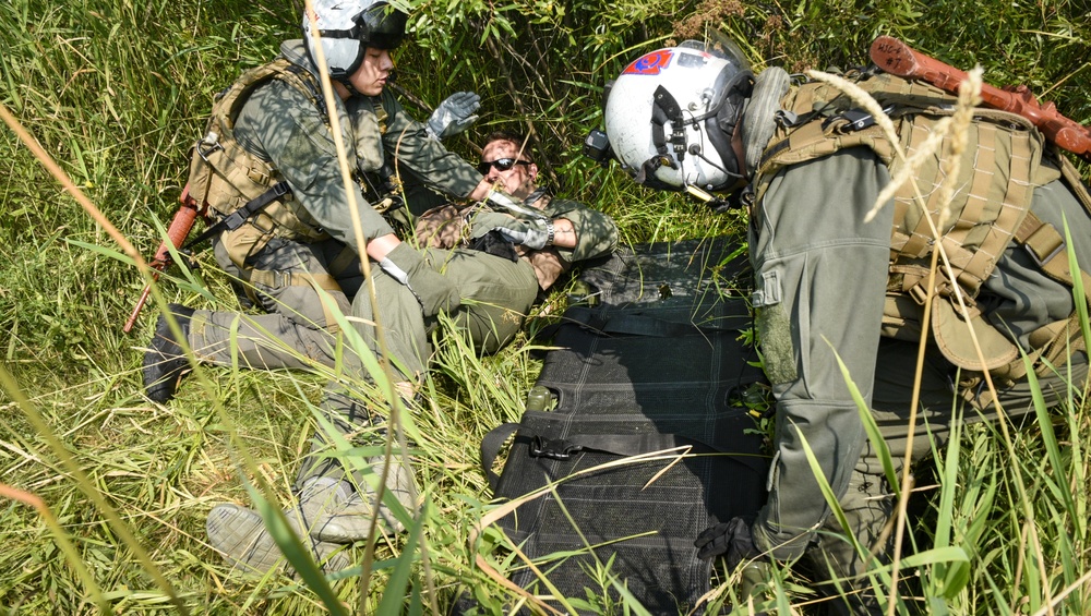 Combat Search and Rescue mission at Northern Strike 18